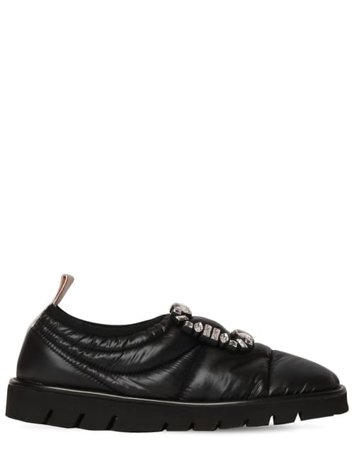 Roger Vivier: 10毫米Viv Winter Puffy一脚蹬运动鞋