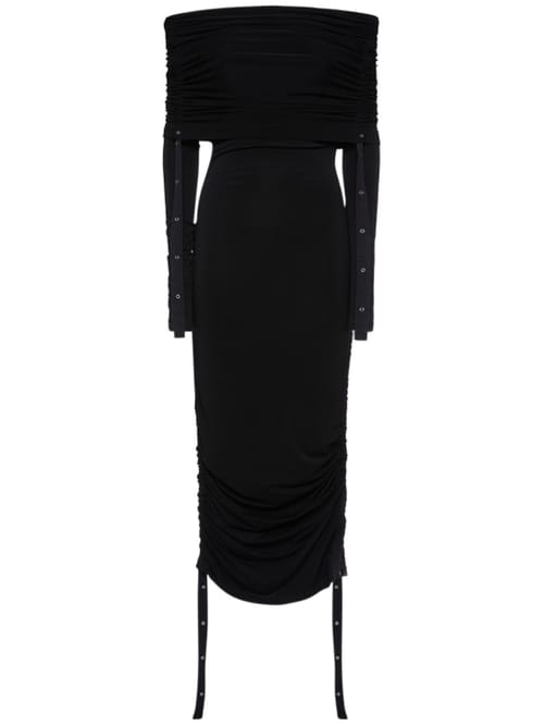 Dion Lee: Off-the-shoulder jersey midi dress