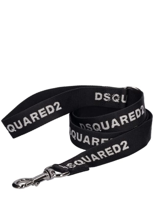 POLDO X DSQUARED2: Logo缎带宠物牵引绳
