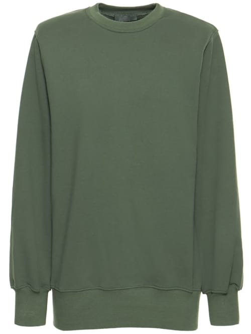 Wardrobe.nyc: 棉质平纹针织迷你连衣裙