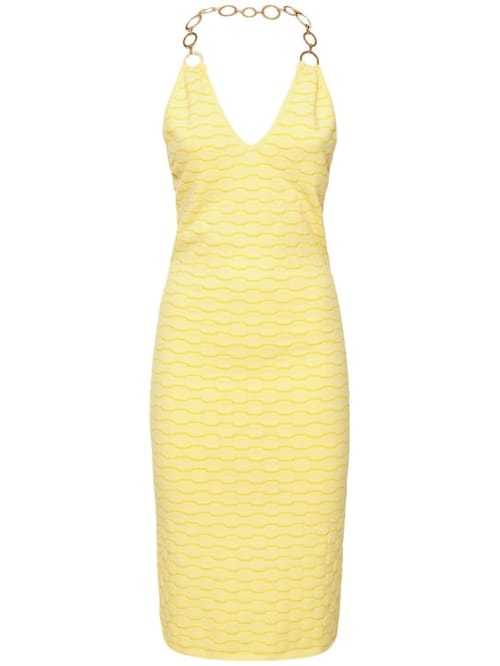 Musier Paris: Midi-Strickkleid mit Kettendetail