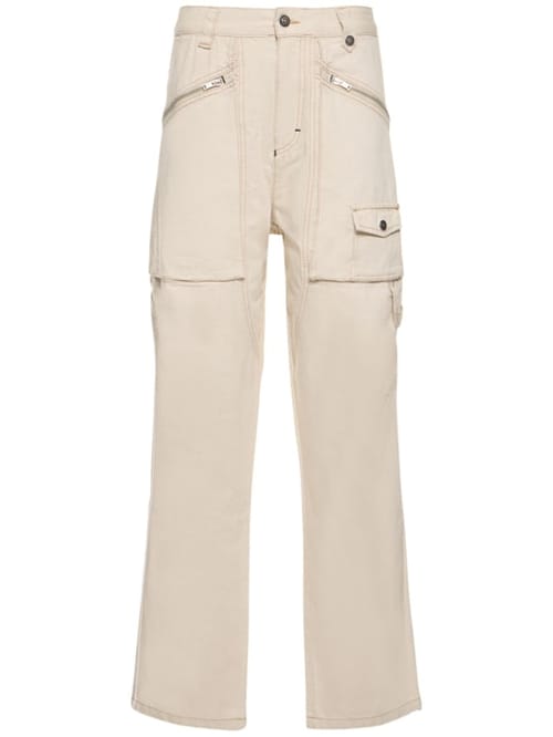 Isabel Marant: Paciane混棉裤子