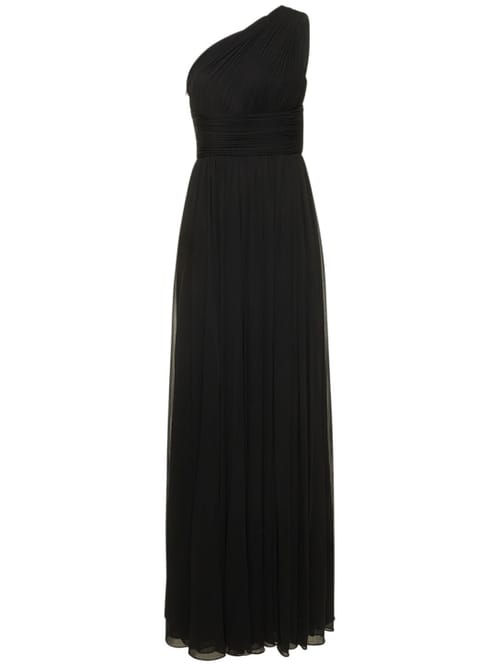 Michael Kors Collection: Draped one-shoulder maxi dress