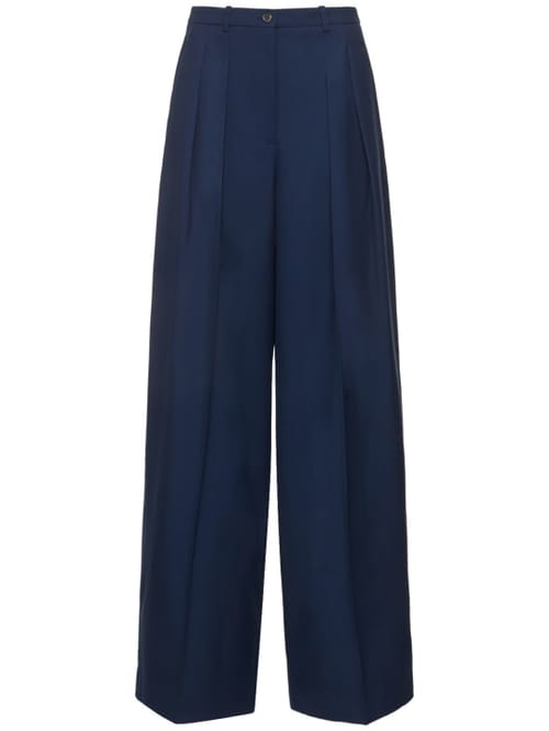 Michael Kors Collection: 羊毛华达呢阔腿裤