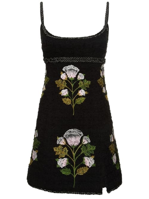 Giambattista Valli: Embroidered cotton mini dress