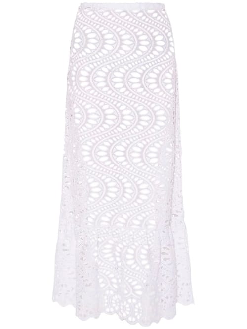Giambattista Valli: Macramé蕾丝迷笛半身裙