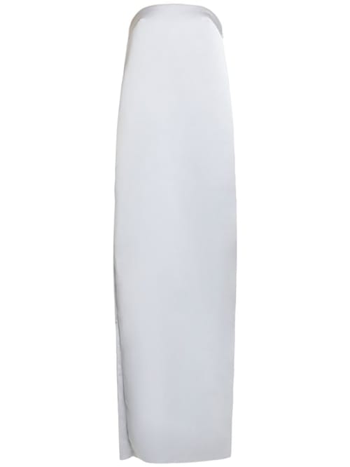 16arlington: Strapless satin maxi dress