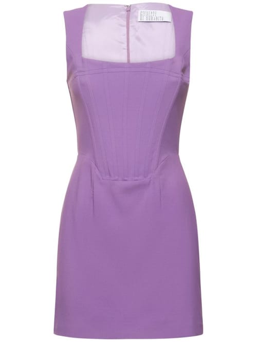 Giuseppe Di Morabito: Vestido corto bustier con escote cuadrado