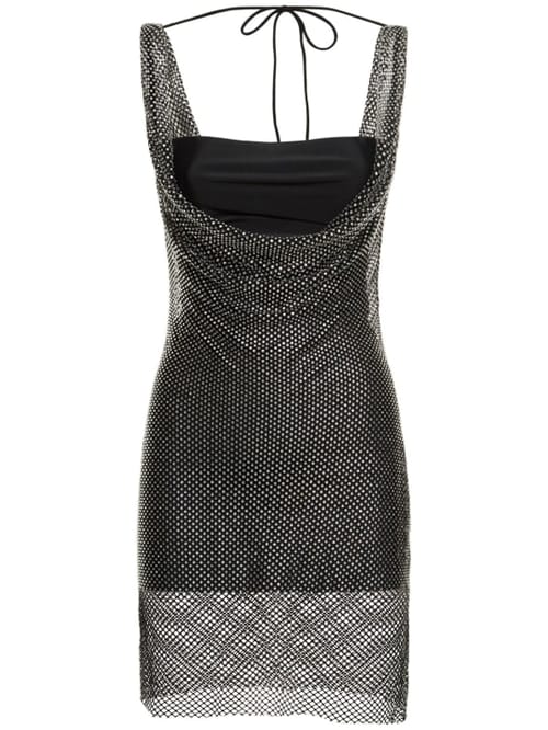 Giuseppe Di Morabito: Mini dress with crystals and draping