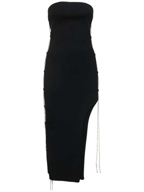 Giuseppe Di Morabito: Strapless maxi dress with crystals