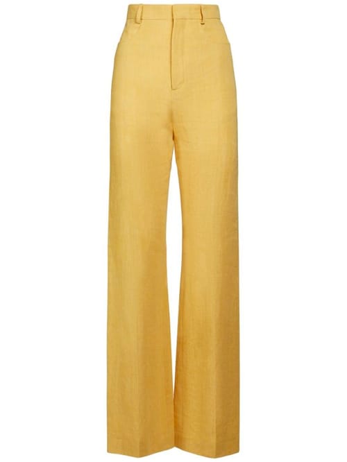Jacquemus: Le Pantalon Sauge斜纹高腰裤子