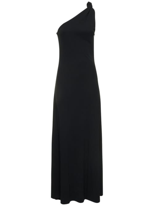 Bite Studios: One-shoulder maxi dress with knot