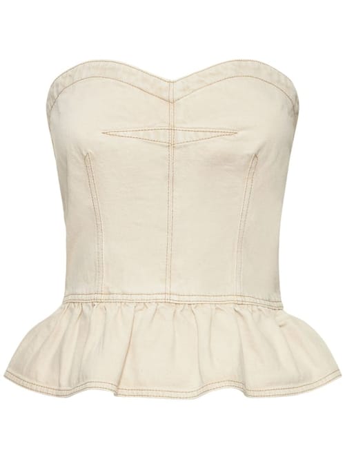 Marant Etoile: Solizinia棉质牛仔上衣