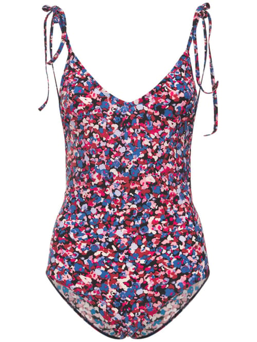 Marant Etoile: Swan印花连体泳衣