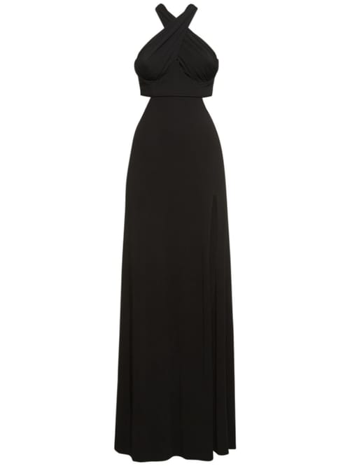 Dundas: Maxikleid aus Jersey mit Cut-outs