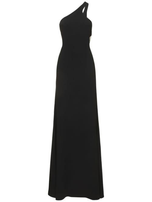 Stella McCartney: 单肩绉纱长款连衣裙