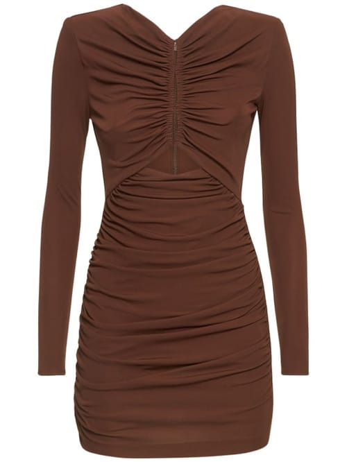 Roland Mouret: Abito corto in jersey drappeggiato