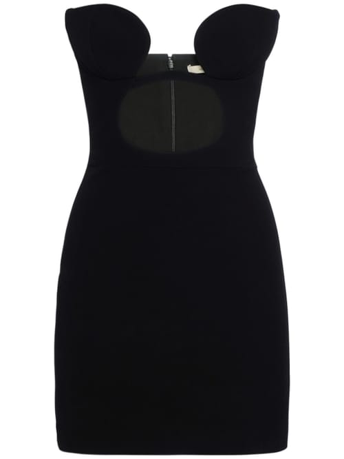 Nensi Dojaka: Minidress bustier con cut out