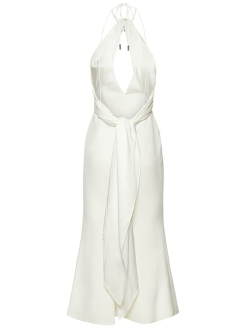 David Koma: Vestito lungo con scollo a V