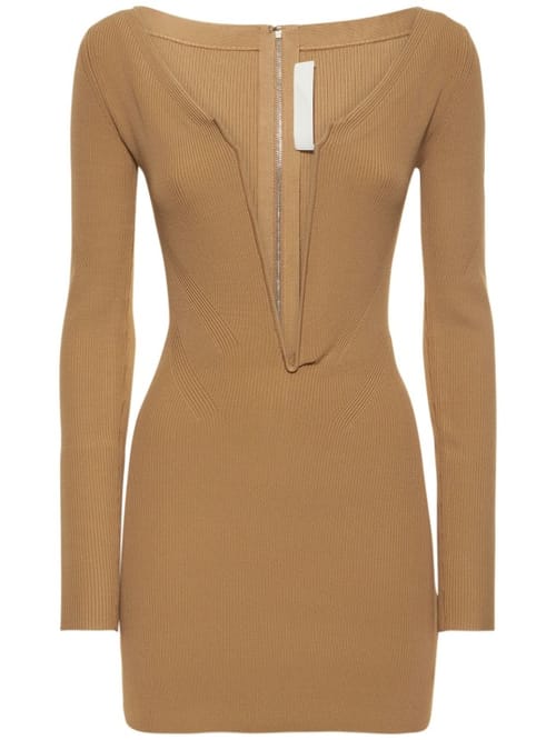 Dion Lee: Ribbed knit mini dress