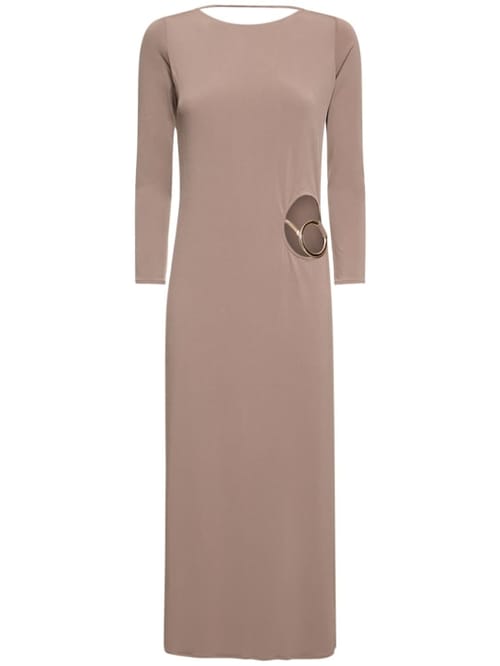 Alex Rivière Studio: Vestido largo con detalle cut out