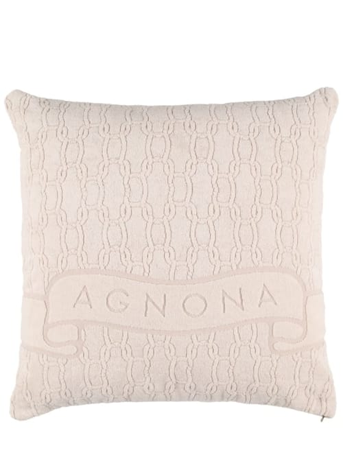 Agnona: Logo抱枕