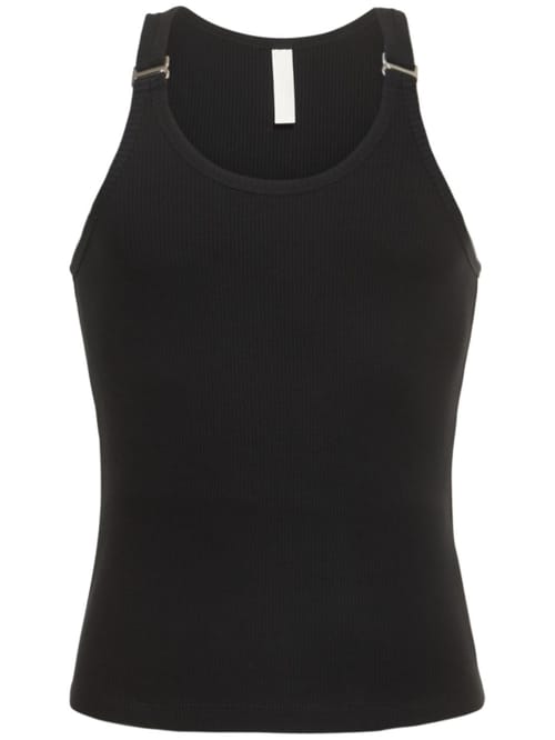 Dion Lee: E-Hook罗纹棉质背心
