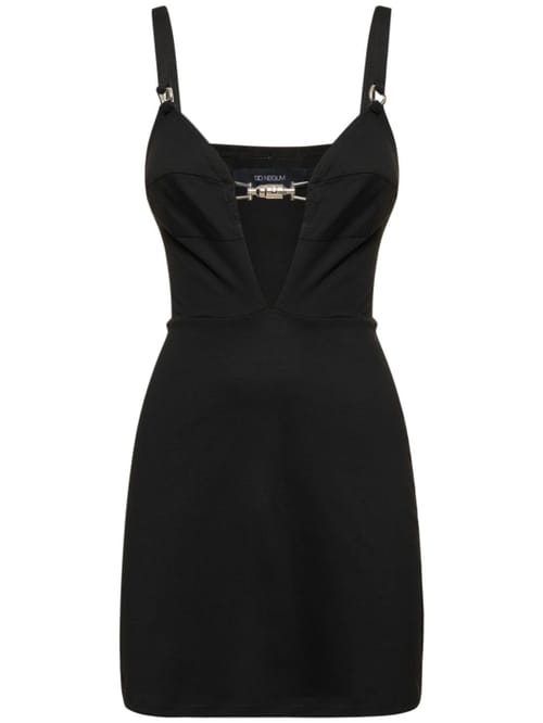 Sid Neigum: Mini dress with plunge neckline