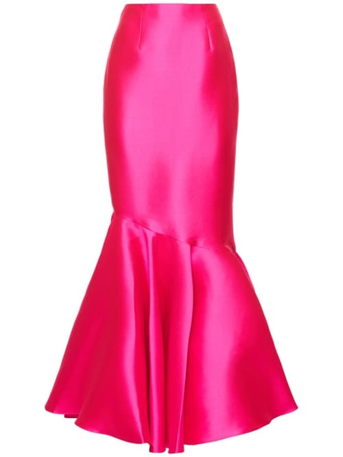 Solace London: Felicity斜纹长款半身裙
