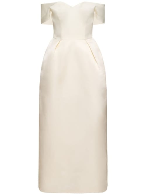 Rosie Assoulin: Silk maxi dress with bow