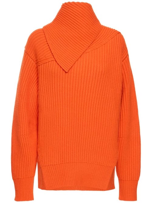Jil Sander: 超精细针织羊毛毛衣