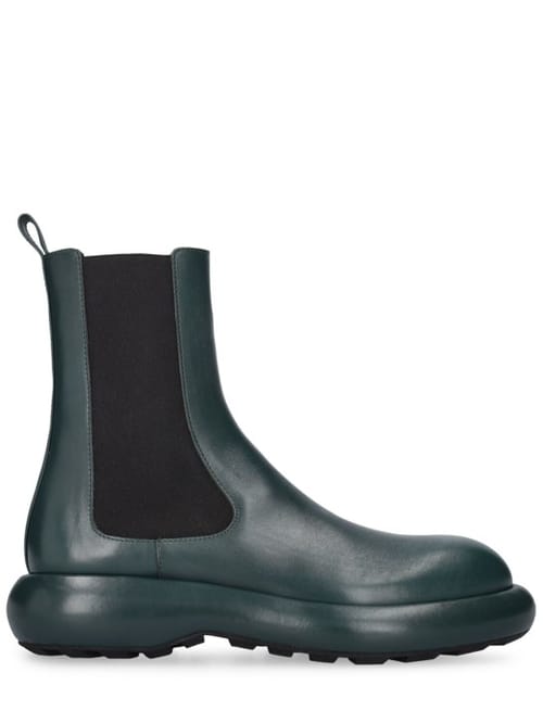 Jil Sander: 40毫米皮革及踝靴
