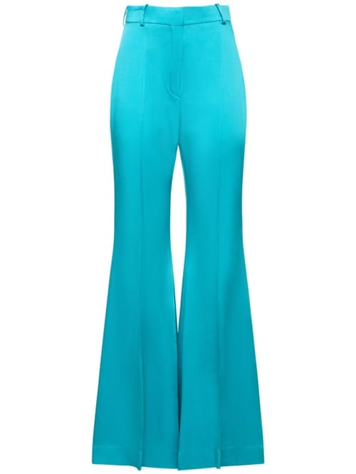 Nina Ricci: 高腰粘胶纤维卡迪喇叭裤