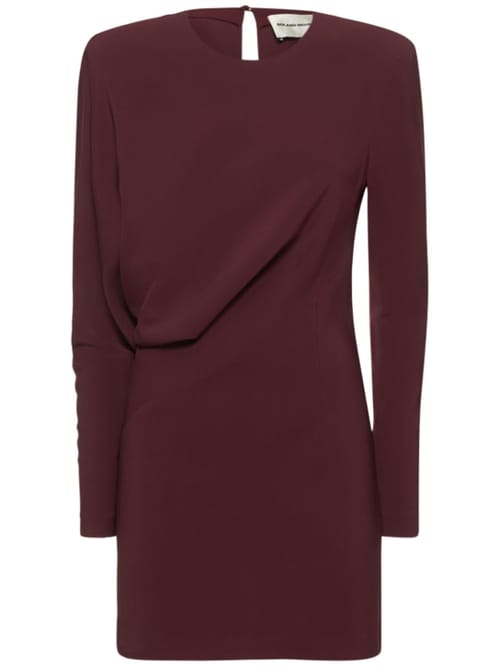 Roland Mouret: Abito corto drappeggiato in cady