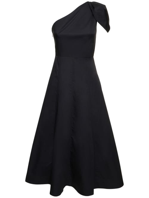 Roland Mouret: Abito midi monospalla in cotone