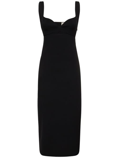 Roland Mouret: Abito midi in maglia con cut out