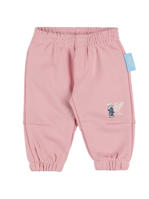 Emporio Armani: Smurfs有机棉运动裤