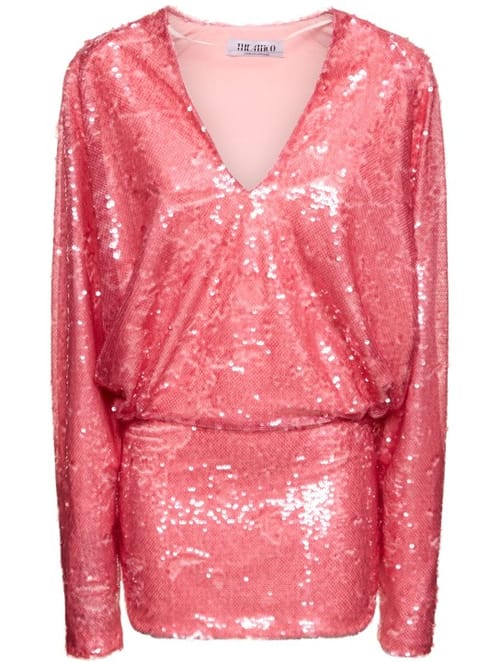 The Attico: Sequined mini dress