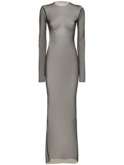 Ludovic de Saint Sernin: Long chiffon maxi dress