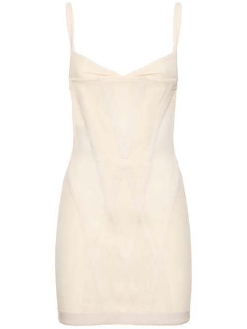 Dion Lee: Bustier mini dress with zip