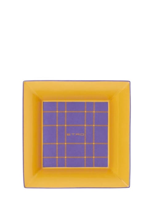 Etro: Tartan陶瓷杂物盘