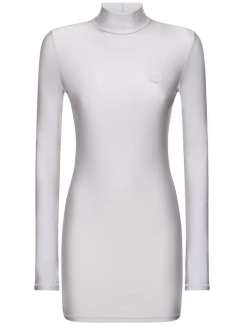 Coperni: Mock neck mini dress