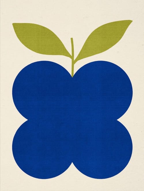 Paper Collective: Indigo Fruit印花