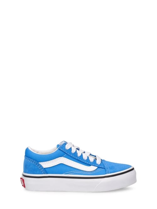 Vans: Old Skool V皮革系带运动鞋