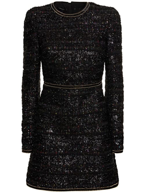 Giambattista Valli: A-line mini dress with sequins