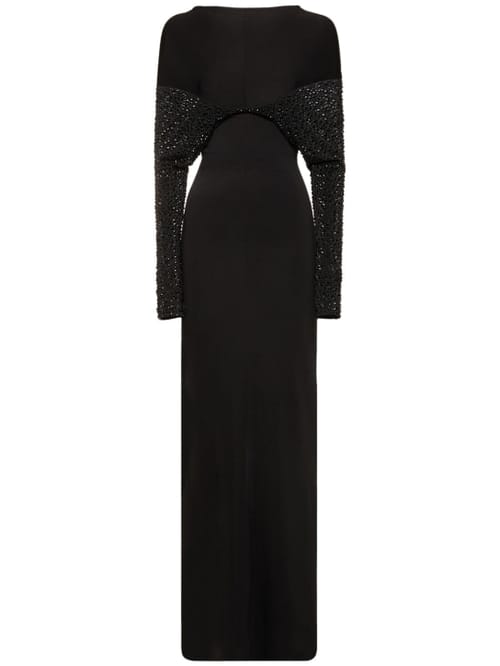 16arlington: Maxi dress with crystals