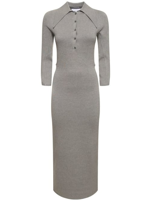 16arlington: Silk and cotton-blend midi dress