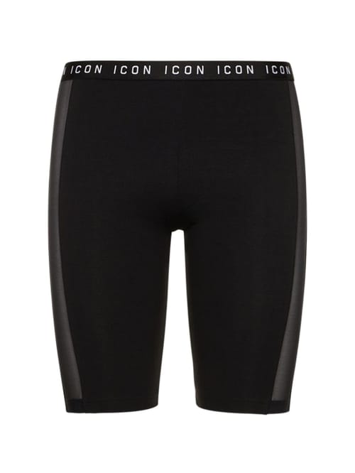 Dsquared2: Icon平纹针织&网眼骑行短裤