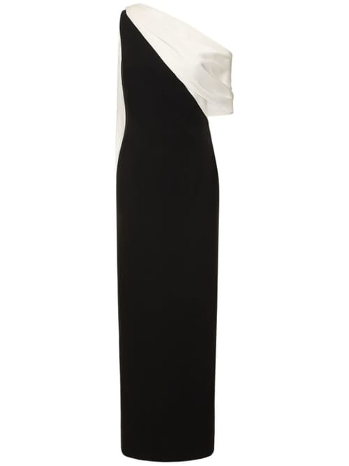 Roland Mouret: Abito lungo con drappeggio asimmetrico