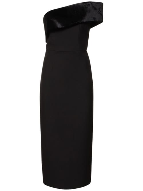 Roland Mouret: Midikleid mit asymmetrischem Ausschnitt